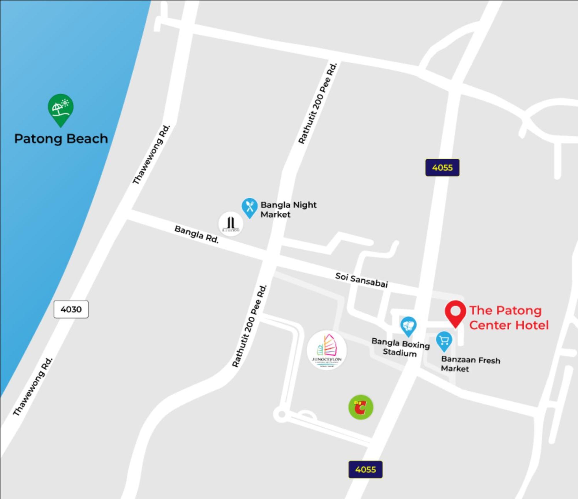 The Patong Center Hotel Eksteriør bilde